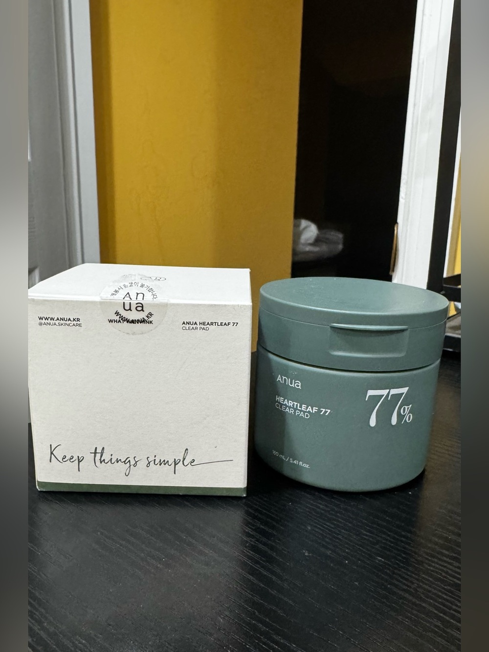 Anua Heartleaf 77 Clear Pad – 160 mL / 5.41 fl oz BNIB